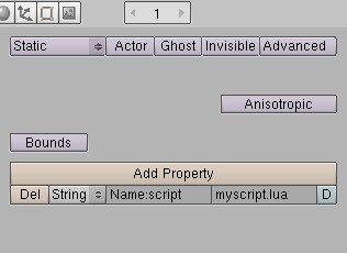 Creating the script property